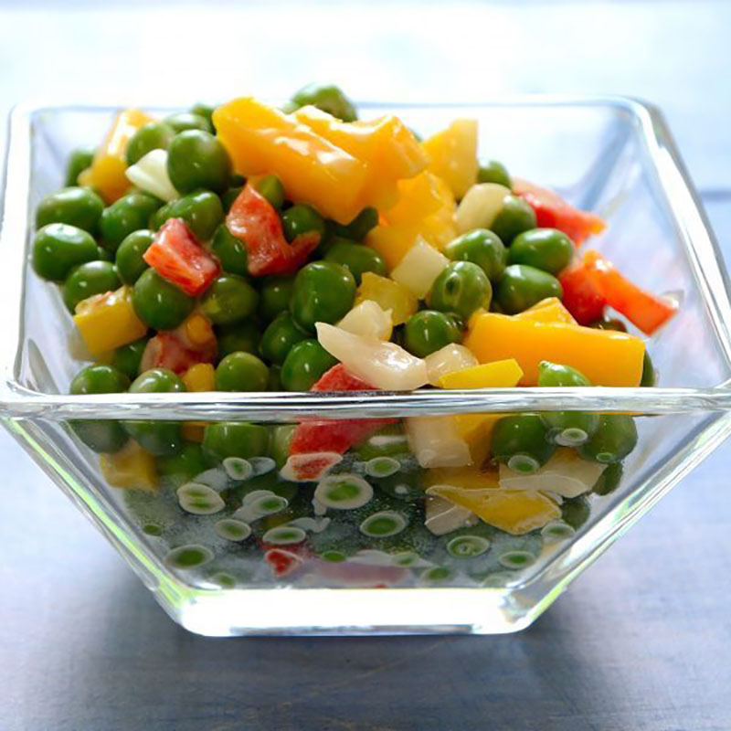 Creamy Garden Pea and Mango Salad