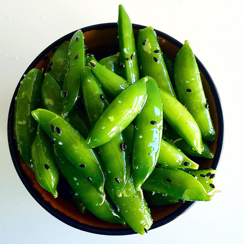 Sesame Sugar Snap Peas | Everyday on Occasion