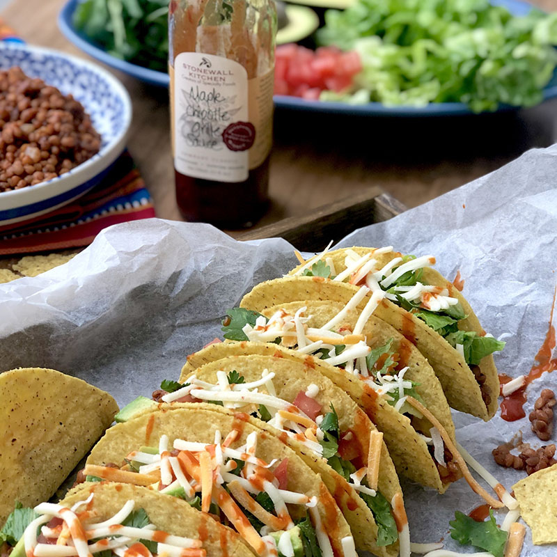 Maple Chipotle Lentil Tacos | Sneaky Mommies