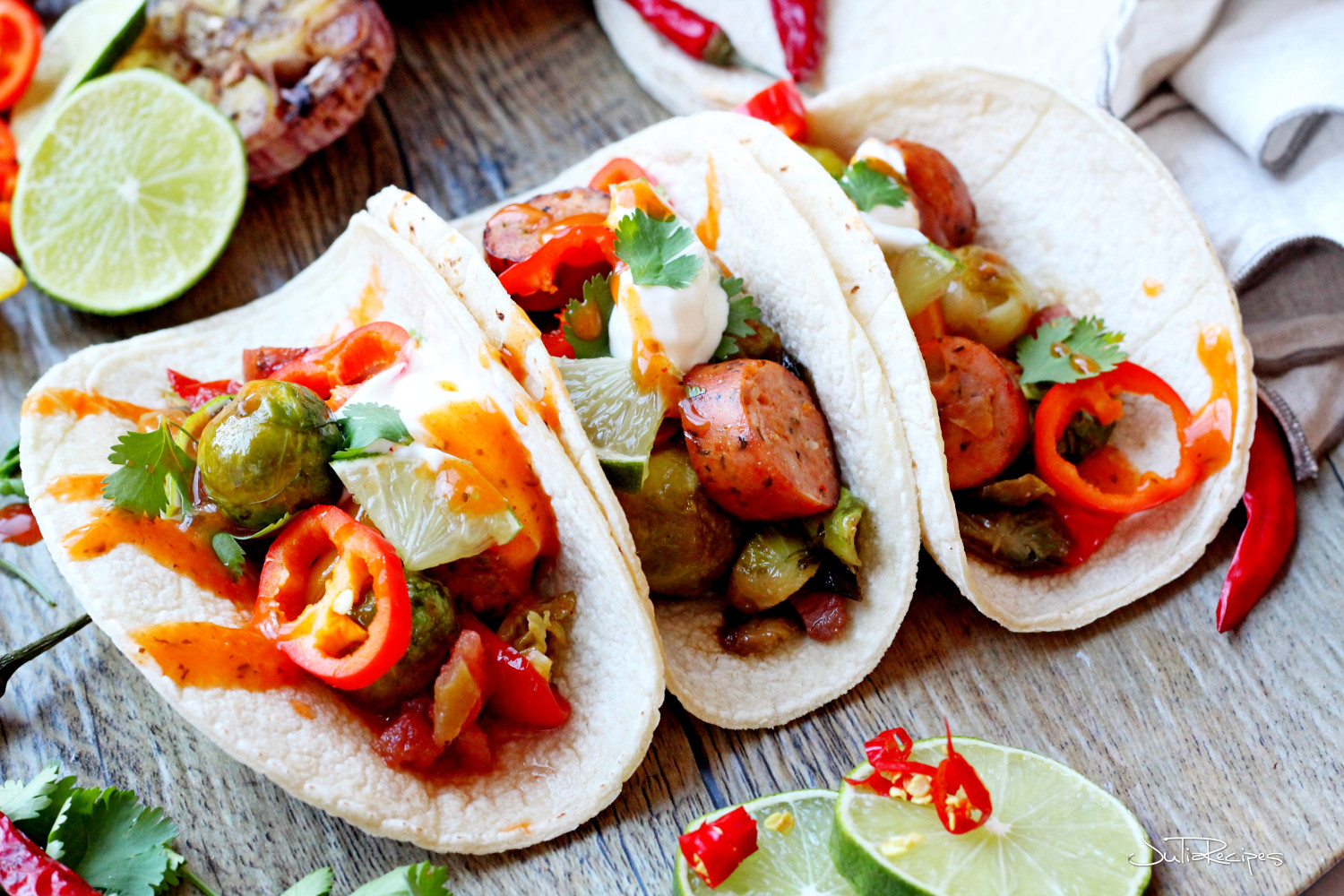 Tacos With Vitamin K | Julia's Recipes