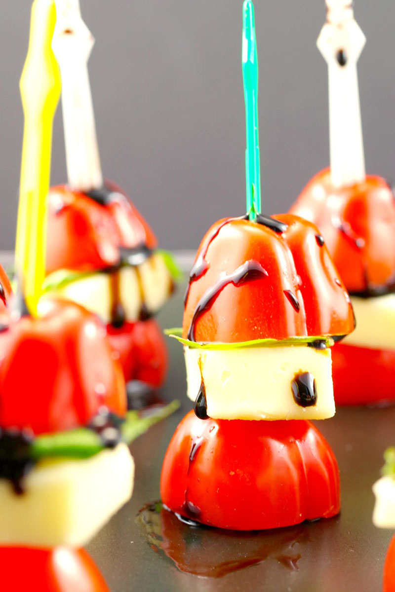 Caprese Salad Skewers | Food Meanderings