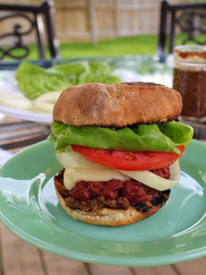 Smoked Bison Burgers | Dish 'n' the Kitchen