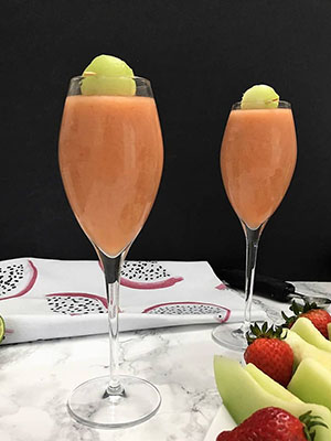Virgin Strawberry Melon Ball | The Healthy Kitchen