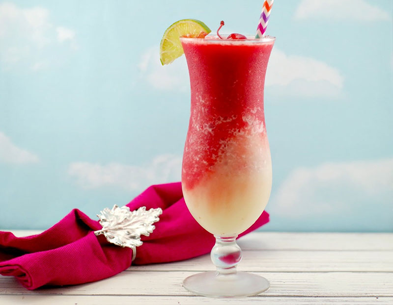 Miami Vice Mocktail | Food Meanderings