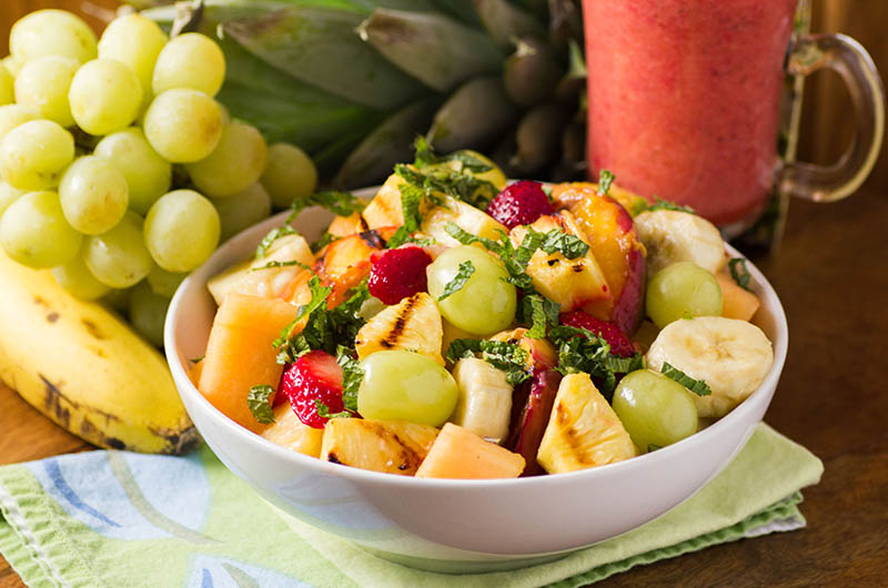 Grilled Summer Fruit Salad | Half Your Plate