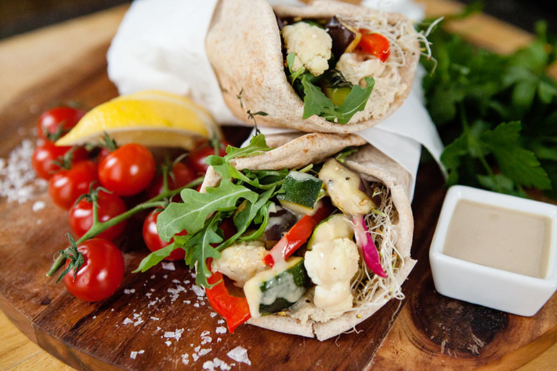 Roasted Veggie Wrap | Food Bloggers of Canada