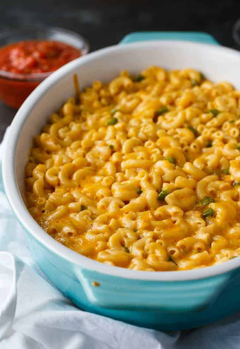 Salsa Macaroni and Cheese | Simply Stacie