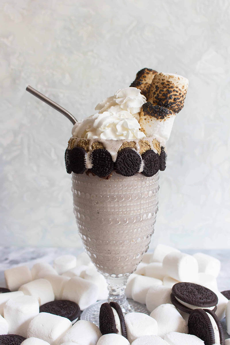 Toasted Marshmallow & Oreo Milkshake Freak Shake | Carmy