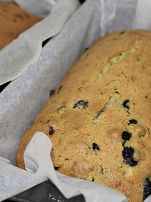 Zucchini Blueberry Loaf | Old Cut Kitchen