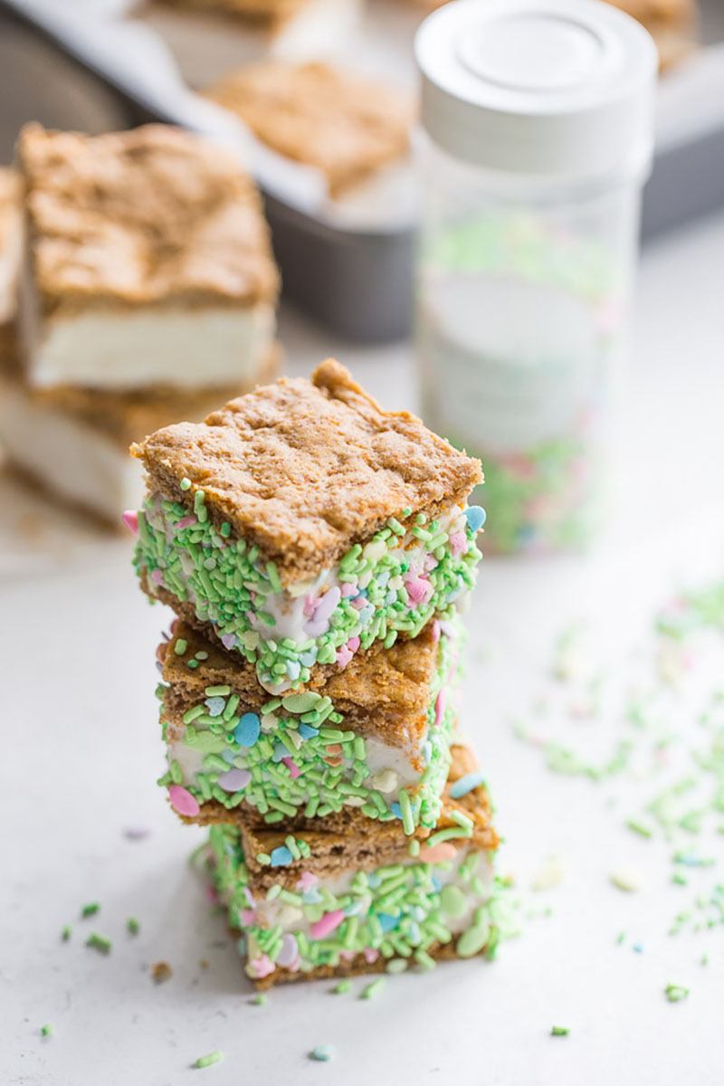 Carrot Cake Ice Cream Sandwiches | Crumb Top Baking