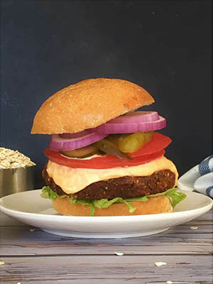 Pumpkin Black Bean Burgers | This Healthy Kitchen