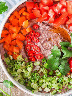 Easy Black Bean Dip - Vegetarian and GF | Girl Heart Food