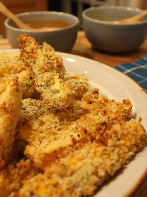 Zucchini Fingers with Dip Dip | Pickles and Potstickers