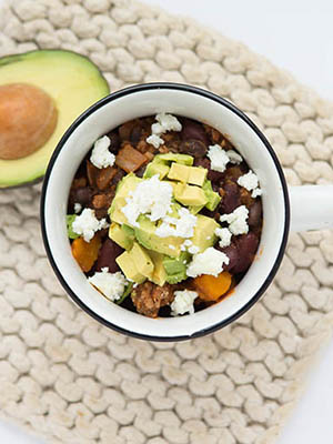 Butternut Squash Black Bean Chili | Krista Ettles