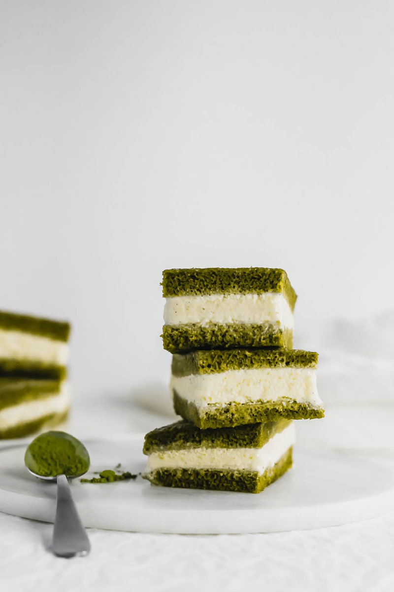 Matcha Ice Cream Sandwiches | Sift & Simmer