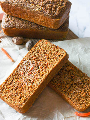 Gluten-Free Carrot Cake Breakfast Bread | The Delicious Spoon