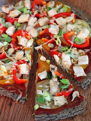 Black Bean Pizza Crust | Jo & Sue