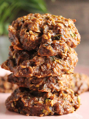 Zucchini Bread Breakfast Cookies | Naughty Nutrition