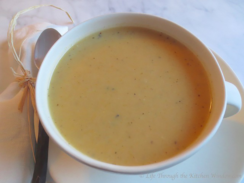 Creamy Parsnip and Sweet Potato Soup | Urban Cottage Life