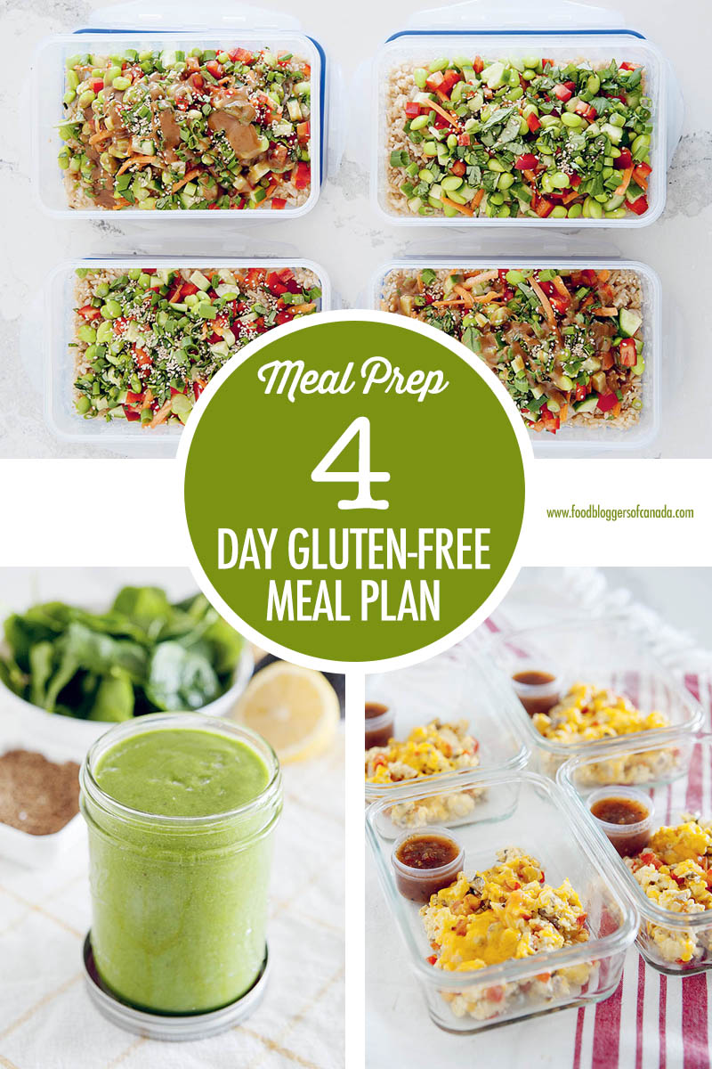 4 Day Gluten Free Meal Plan with Erin Romeo | Food Bloggers of Canada