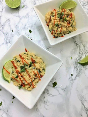 Coconut Lime Quinoa | This Healthy Kitchen