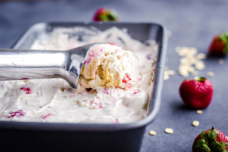 Vegan Strawberry Cookie Dough Ice Cream | Vancouver with Love