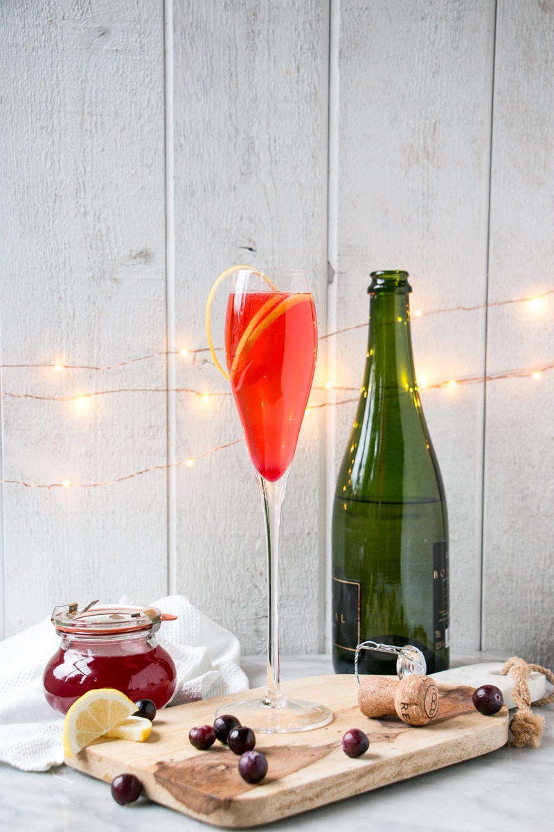 Cranberry French 75 | My Kitchen Love