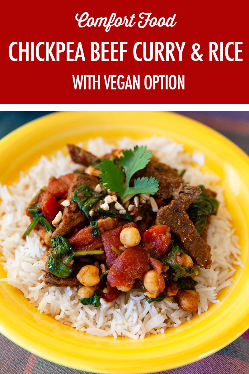 Chickpea Beef Curry & Rice | Food Bloggers of Canada