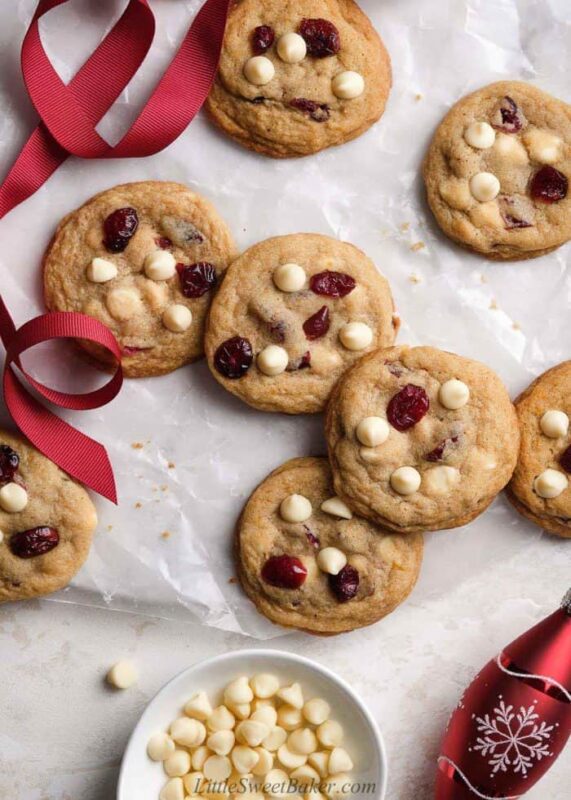 White Chocolate Cranberry Cookies