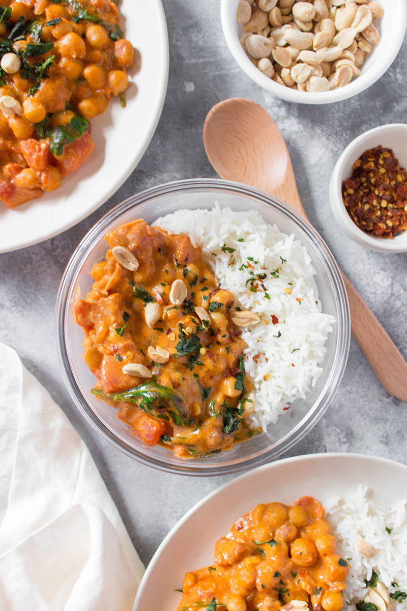 Peanut Chickpea Curry | Carmy