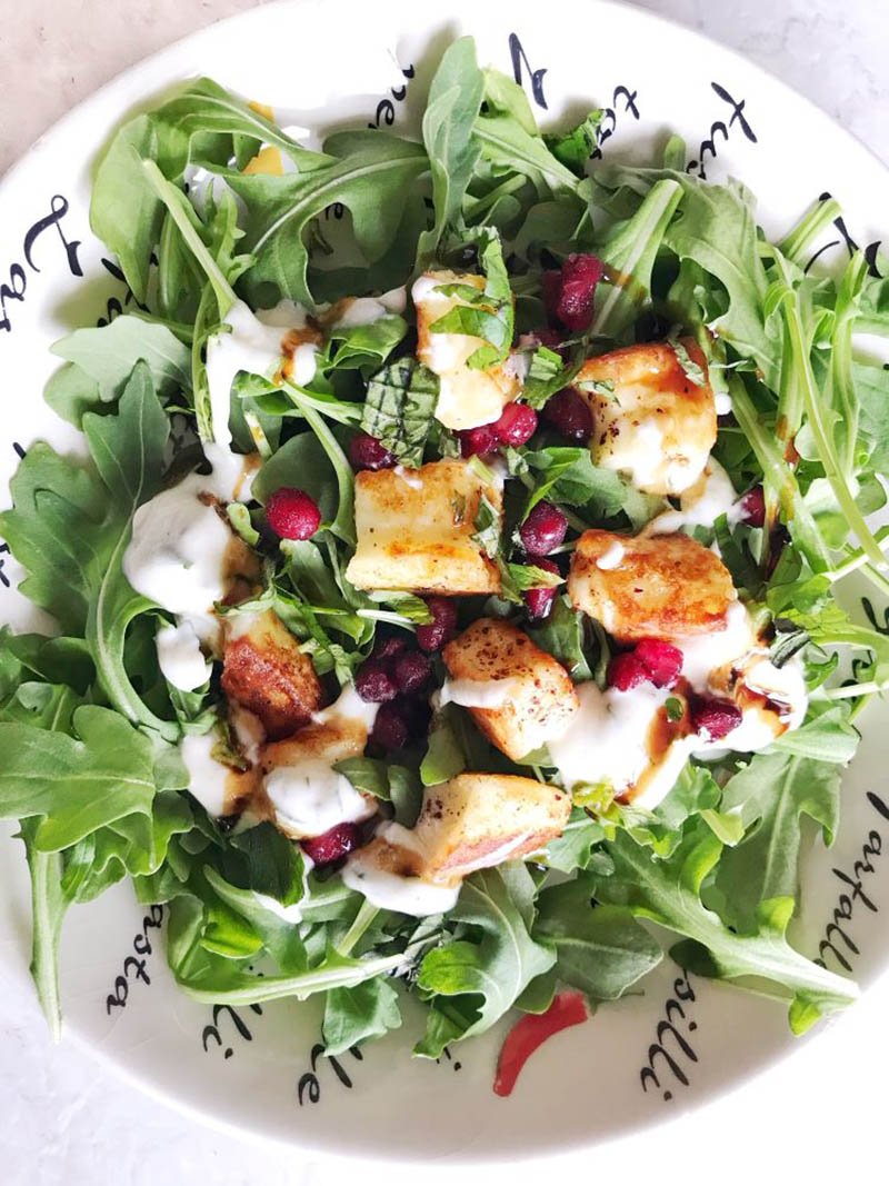 Halloumi Salad | Food Mamma