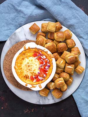 Pretzel Bits with Korean Cheese Dip | Culinary Cool