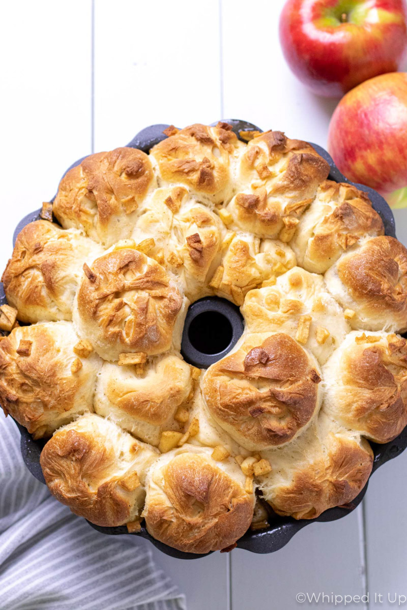 Apple Rum Monkey Bread | Whipped It Up