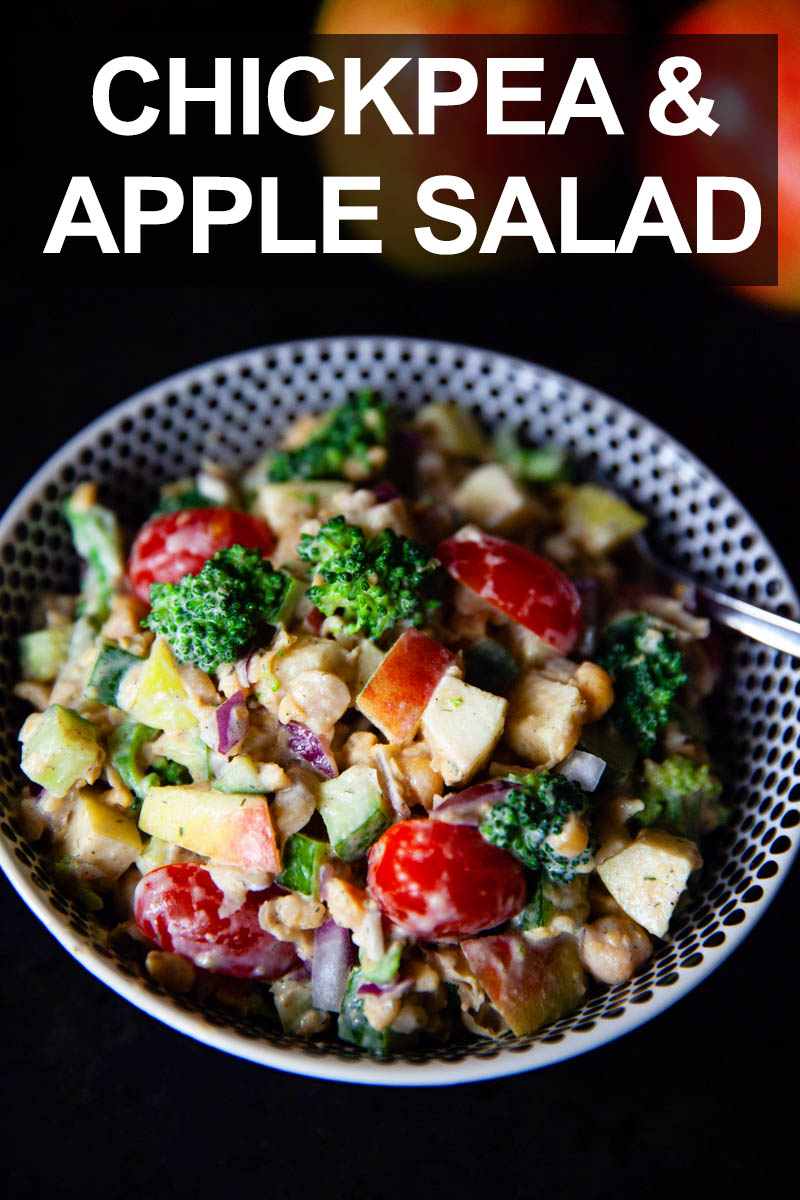 Chickpea Salad with Apples