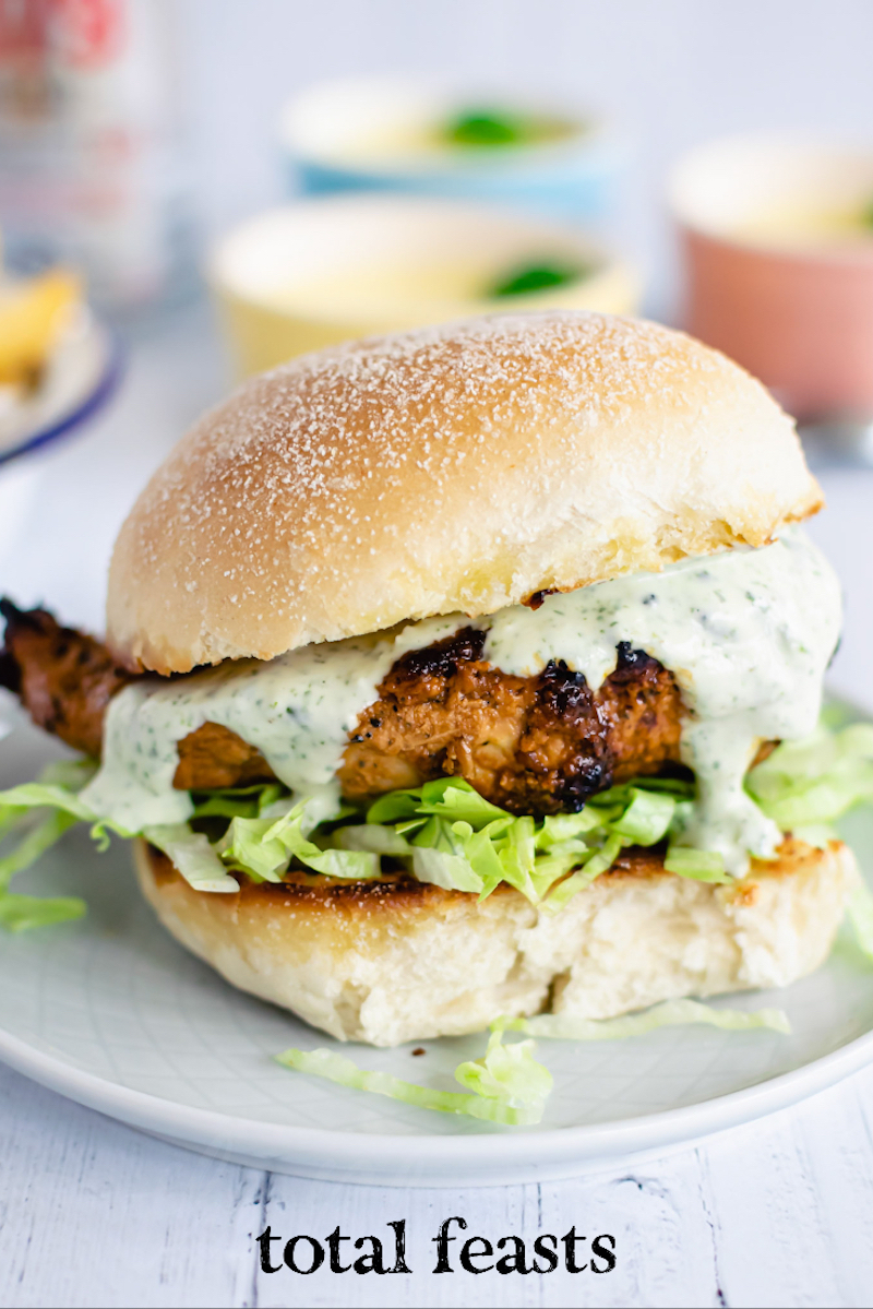 Peruvian Style Chicken Sandwich | Total Feasts