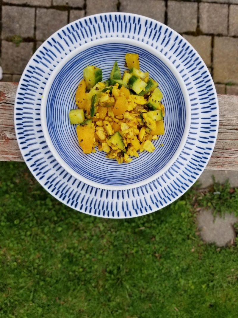 Cucumber Curry Salad