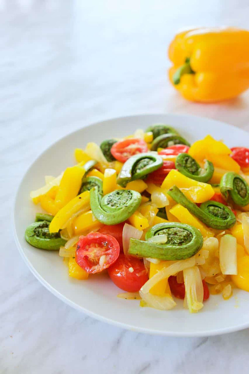 Sautéed Fiddleheads | Melissa Torio