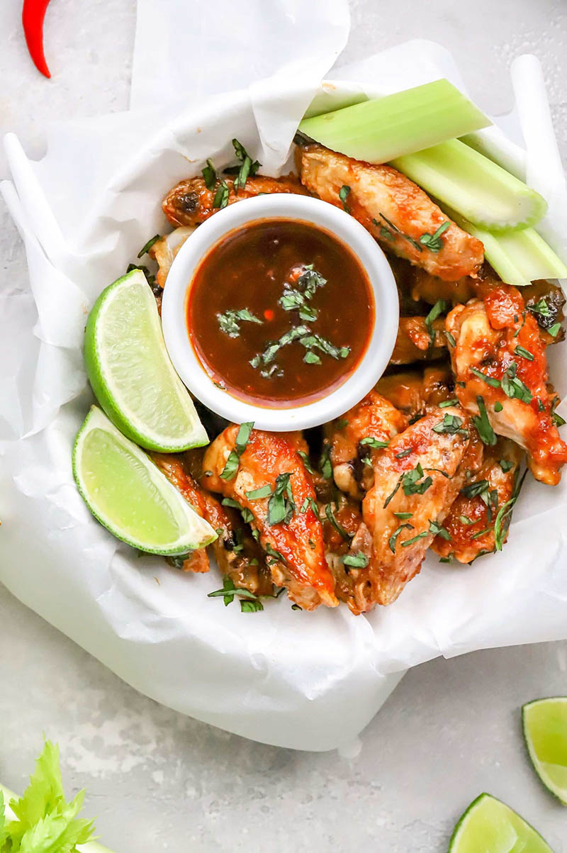 Baked Thai Chicken Wings