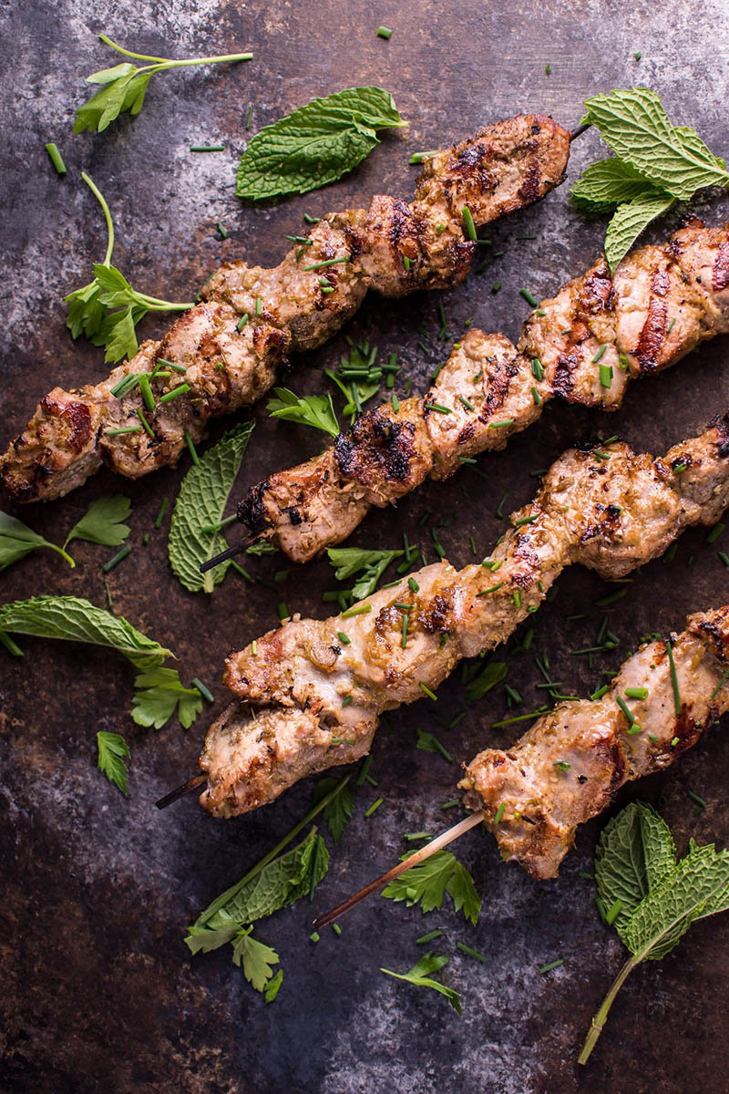 Lemongrass Pork Skewers