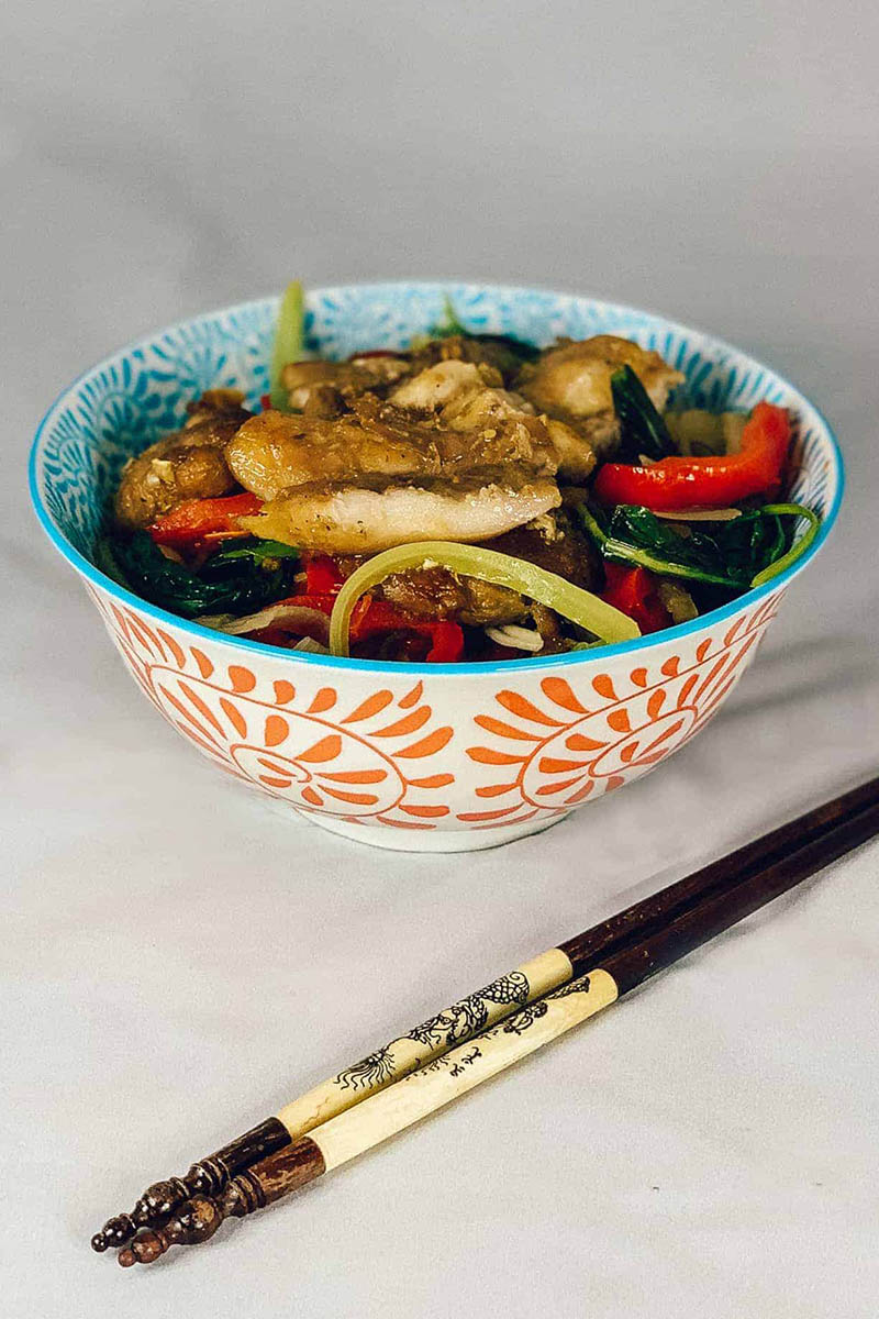 Poulet à la citronnelle et au gingembre