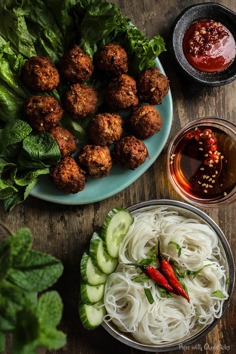 Lemongrass Pork Meatballs 3 Ways