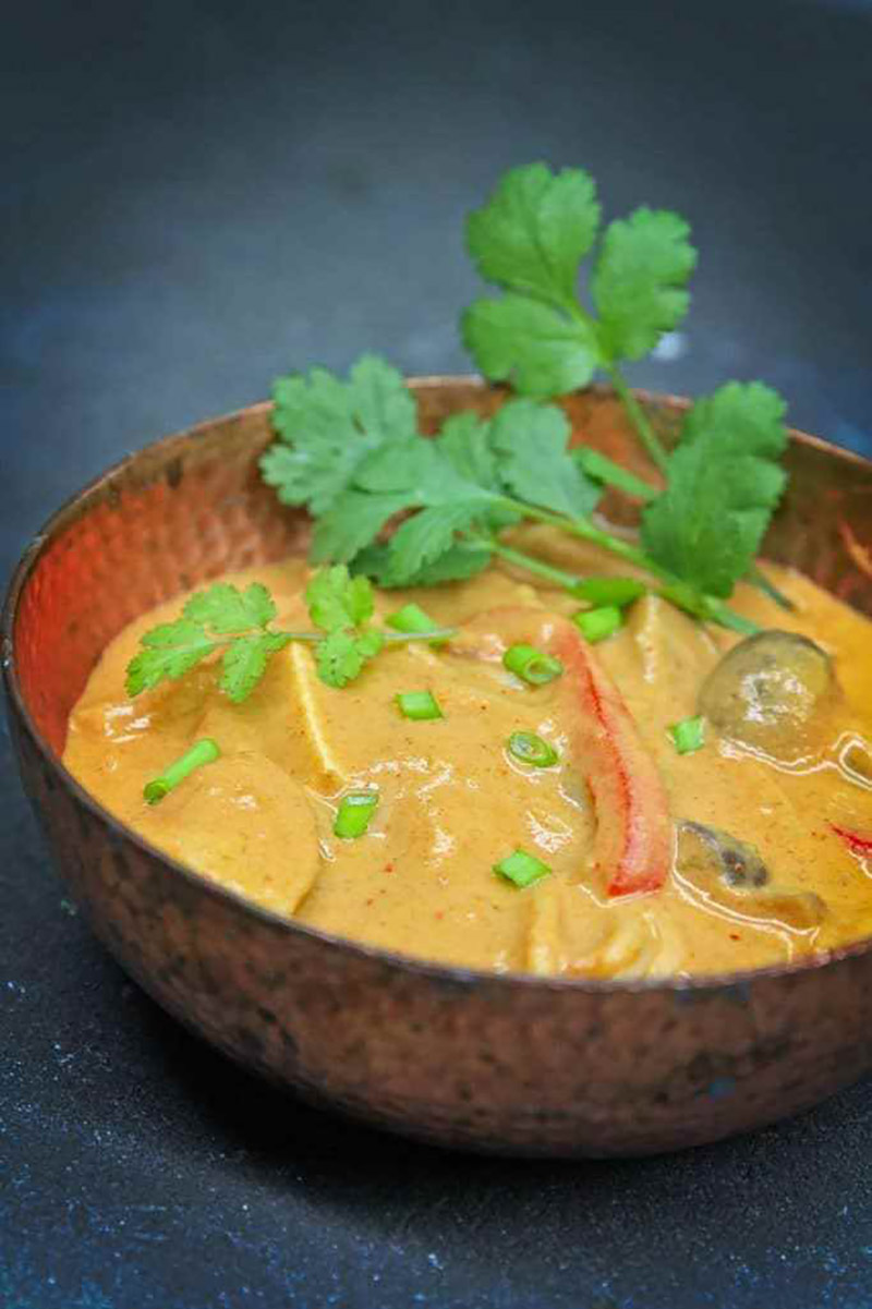 Spicy Thai Peanut Soup