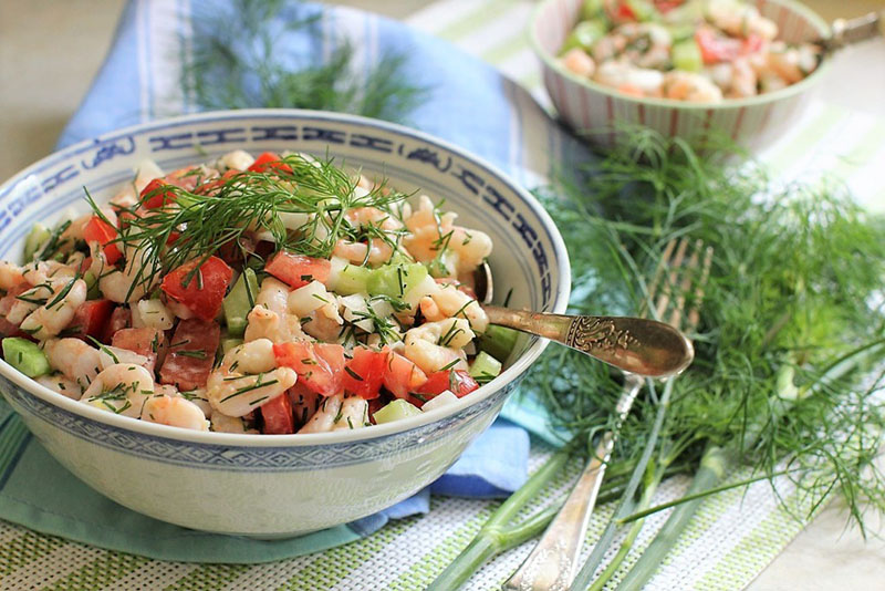 Shrimp Salad | Kitchen Frau