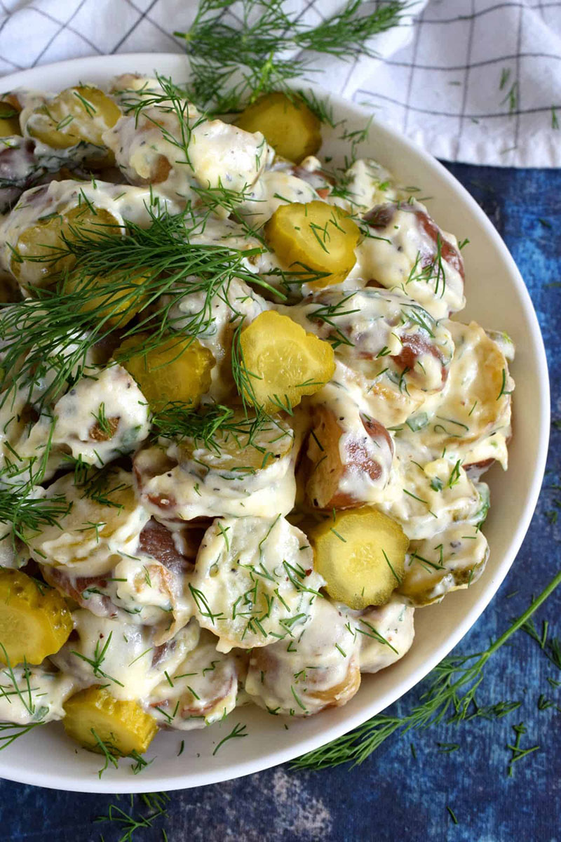 Dill Pickle Potato Salad | Lord Byron's Kitchen