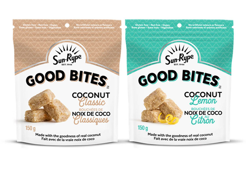 Good Bites Coconut Bites in Classic Coconut and Coconut Lemon