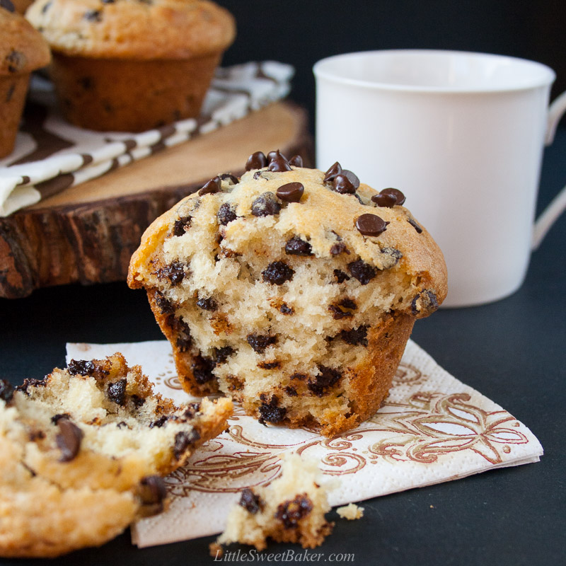 Bakery Style Chocolate Chip Muffins