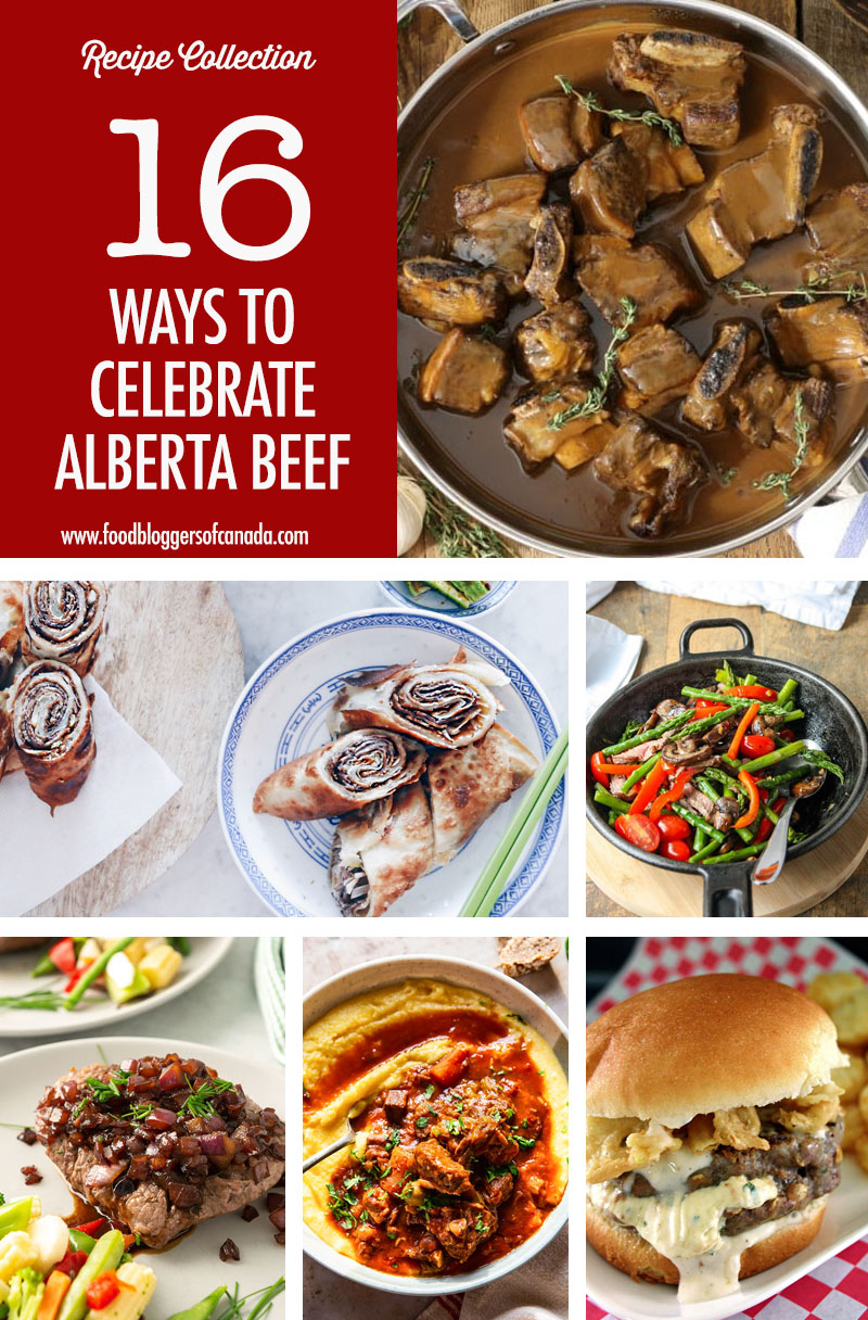 Collage of 6 beef dishes