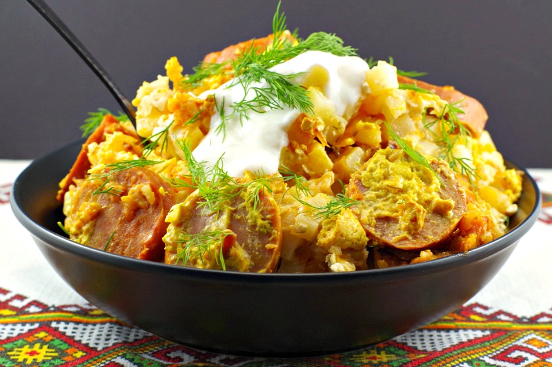 Ukraian Crockpost Casserole