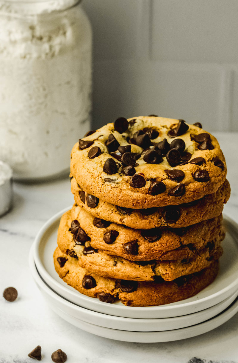 Bakery Style Jumbo Chocolate Chip Cookies