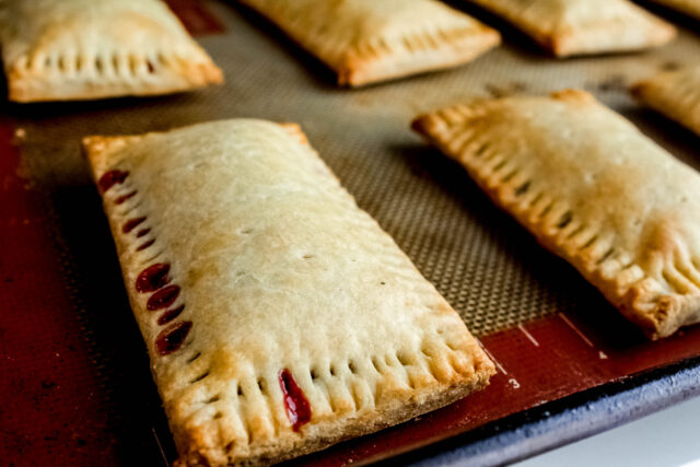 Gluten free raspberry poptart